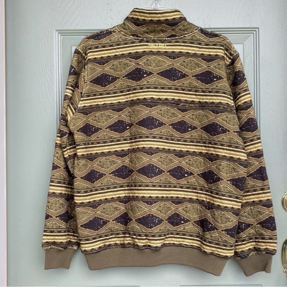 Heybo Outdoors Hermitage Quarter Snap Pullover Olive Black HEY9155 Mens S New - Picture 5 of 8